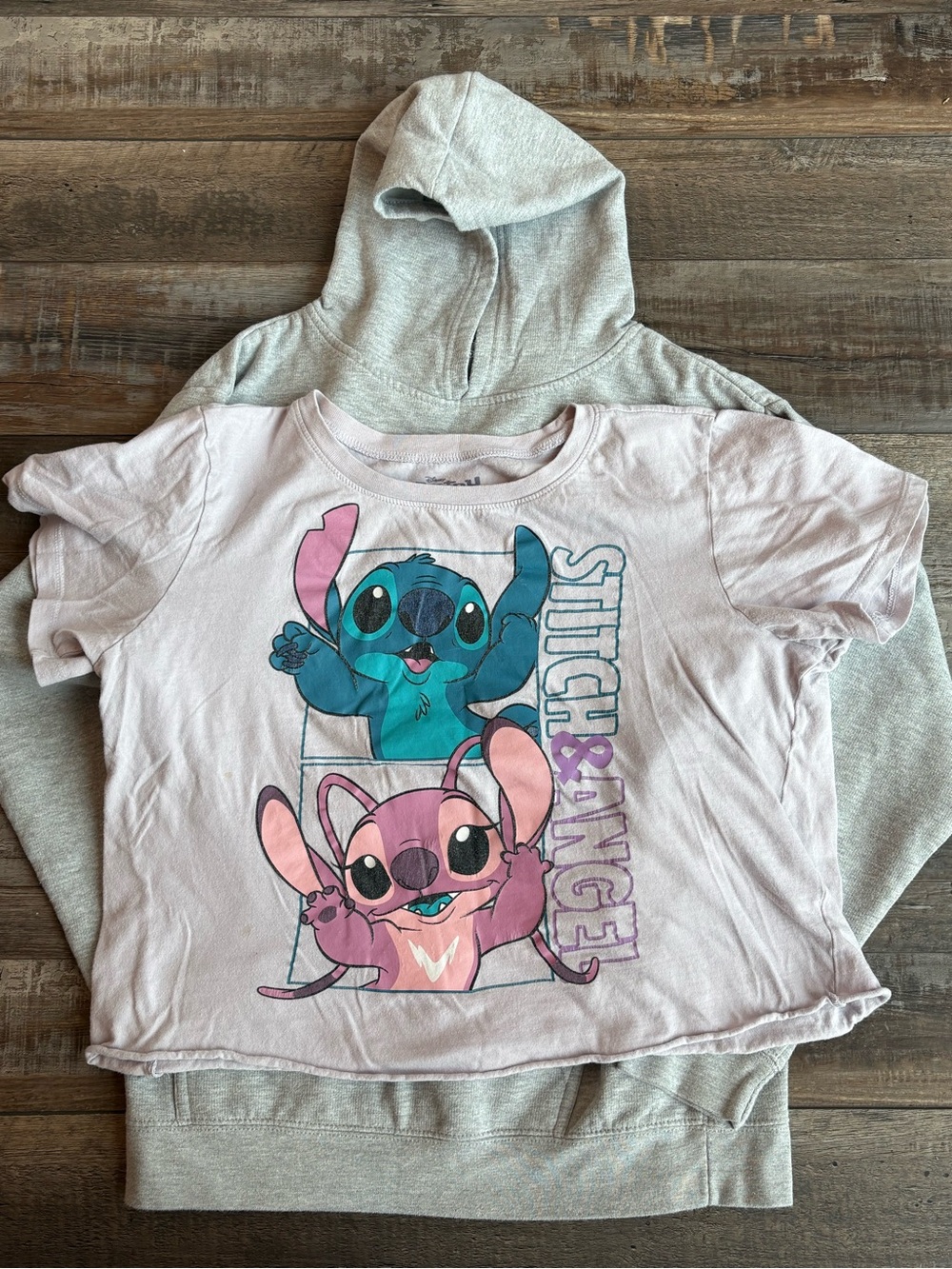 Disney Stitch Tops Bundle - Graphic Tees & Hoodie - Picture 3 of 4